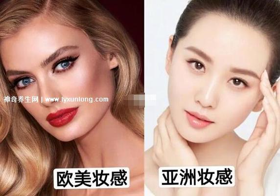 亚洲人和欧洲人美妆需求区别需求有何不同:亚洲人更注重底妆和唇妆,欧洲人更注重眼妆