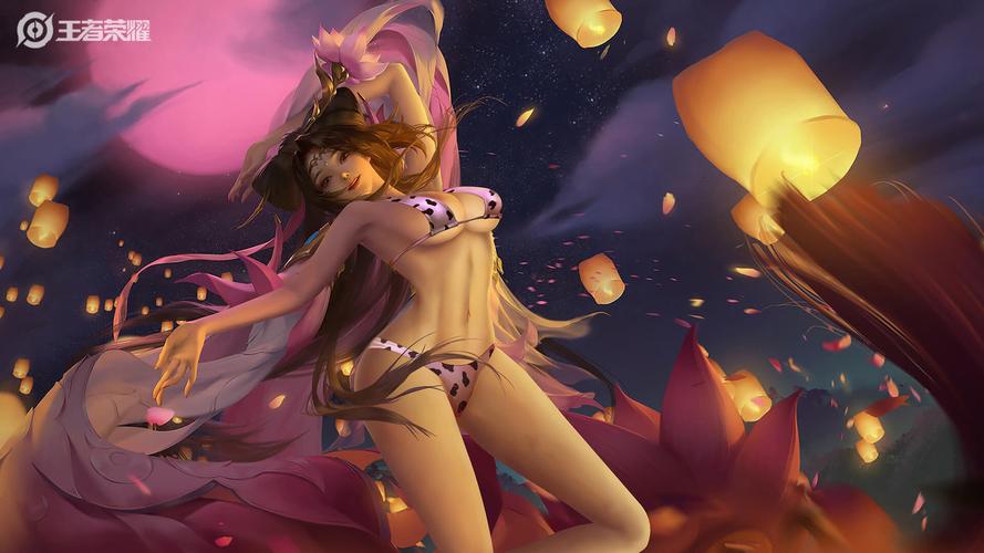 王者荣耀女英雄去掉所有服装图片 2021,百位女英雄清凉上阵,展现极致魅力